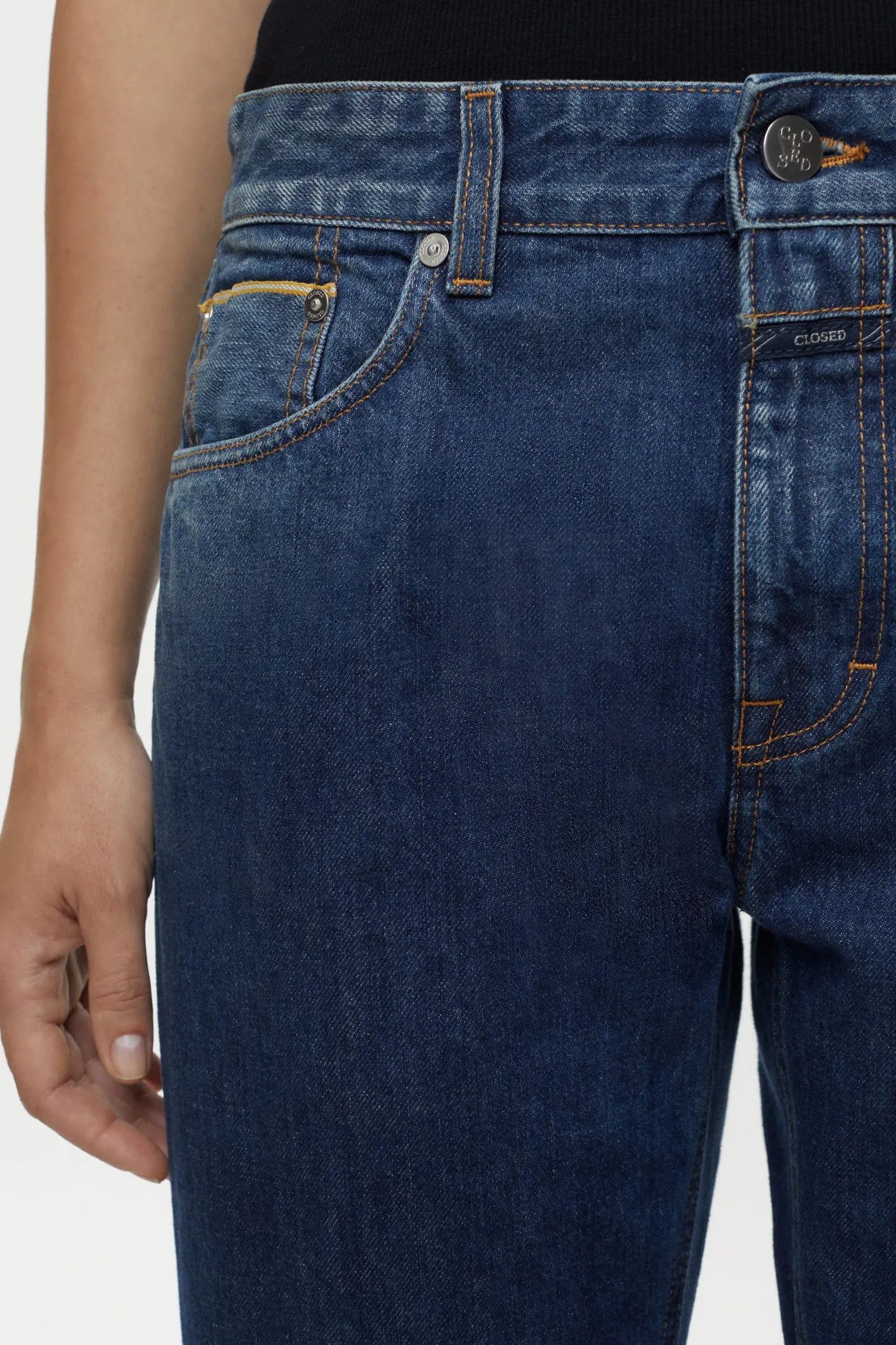 CLOSED Dun>Slim Jeans - Stijlnaam Milo Donkerblauw