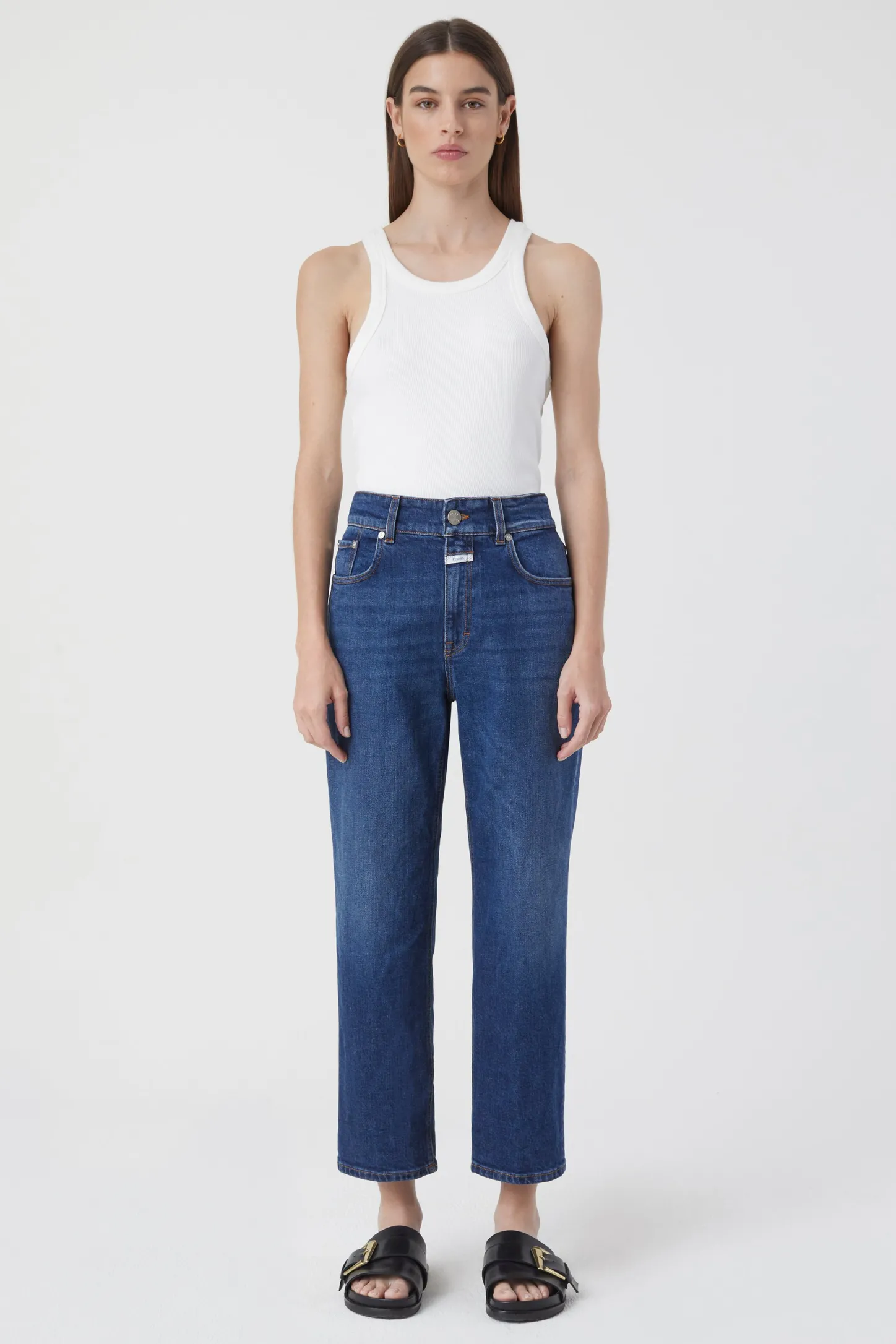 CLOSED Dun>Slim Jeans - Stijlnaam Milo Donkerblauw