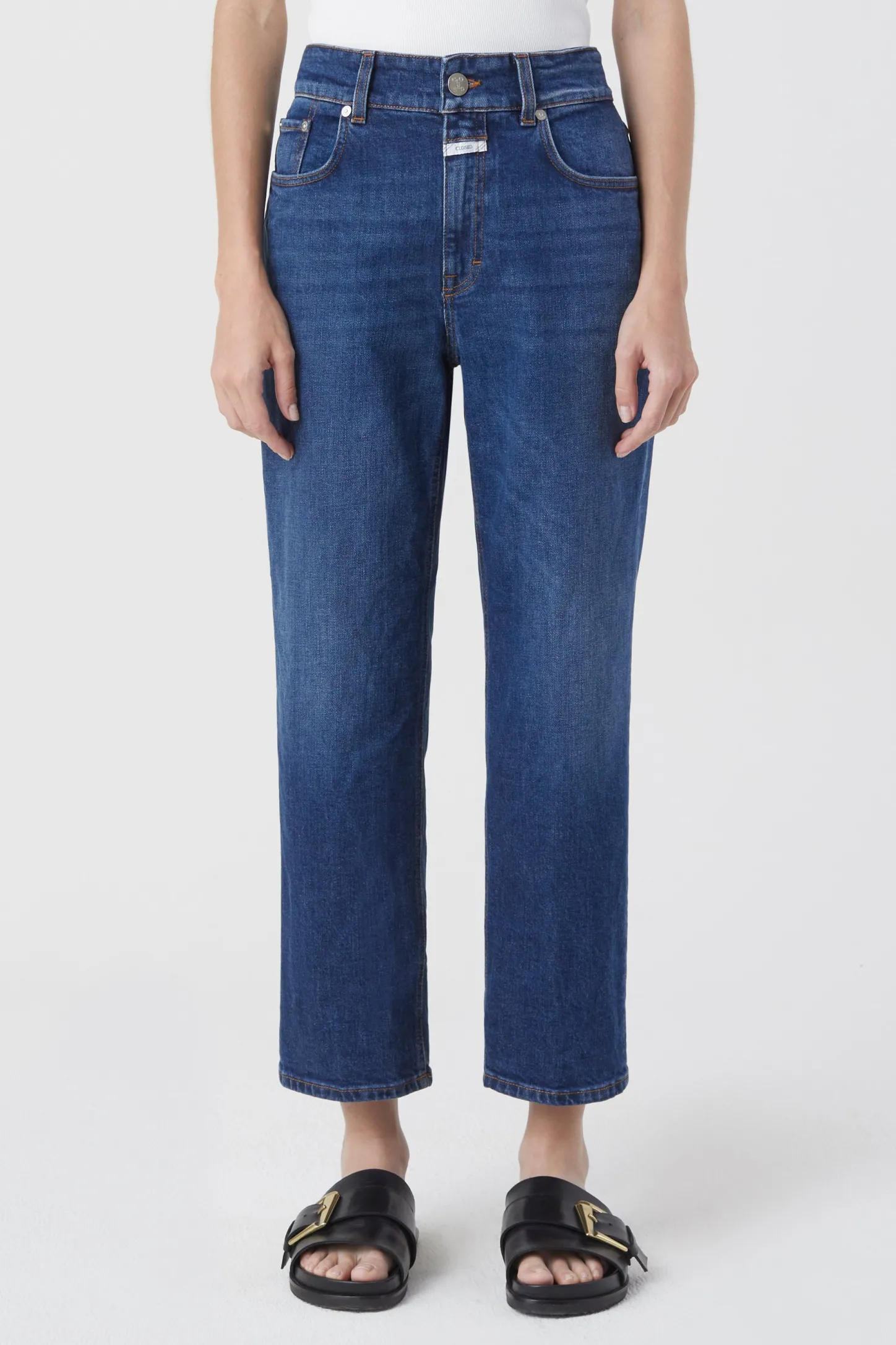 CLOSED Dun>Slim Jeans - Stijlnaam Milo Donkerblauw