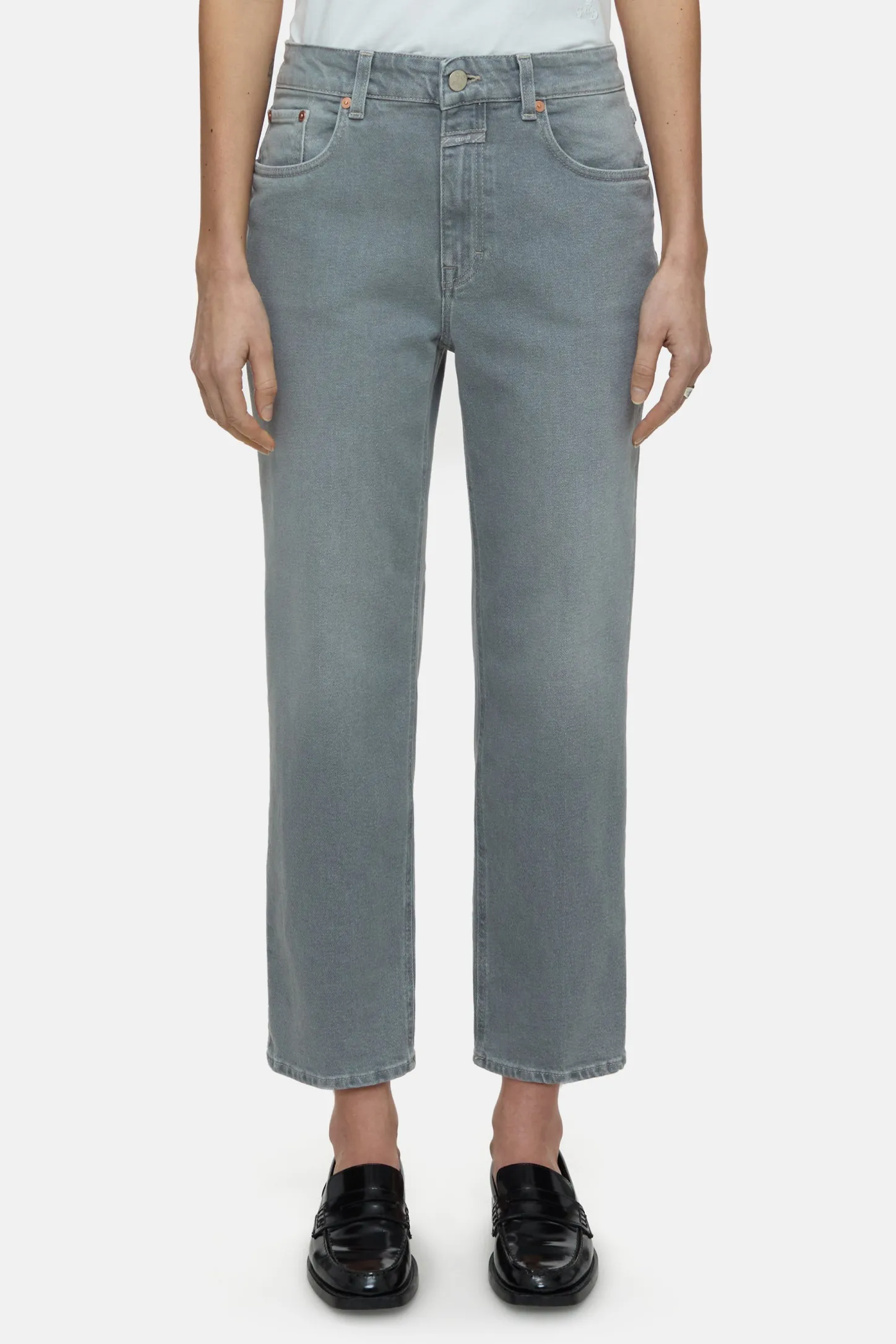 CLOSED Dun>Slim Jeans - Stijlnaam Milo Midden Grijs