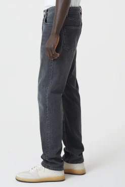 CLOSED Grijze Spijkerbroek>Slim Jeans - Stijlnaam Oakland Straight Donker Grijs
