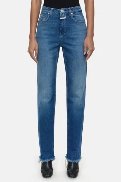 CLOSED Dun>Slim Jeans - Stijlnaam Roan Midden Blauw