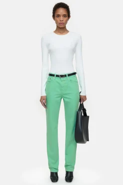 CLOSED Dun>Slim Jeans - Stijlnaam Roan Groene Schop