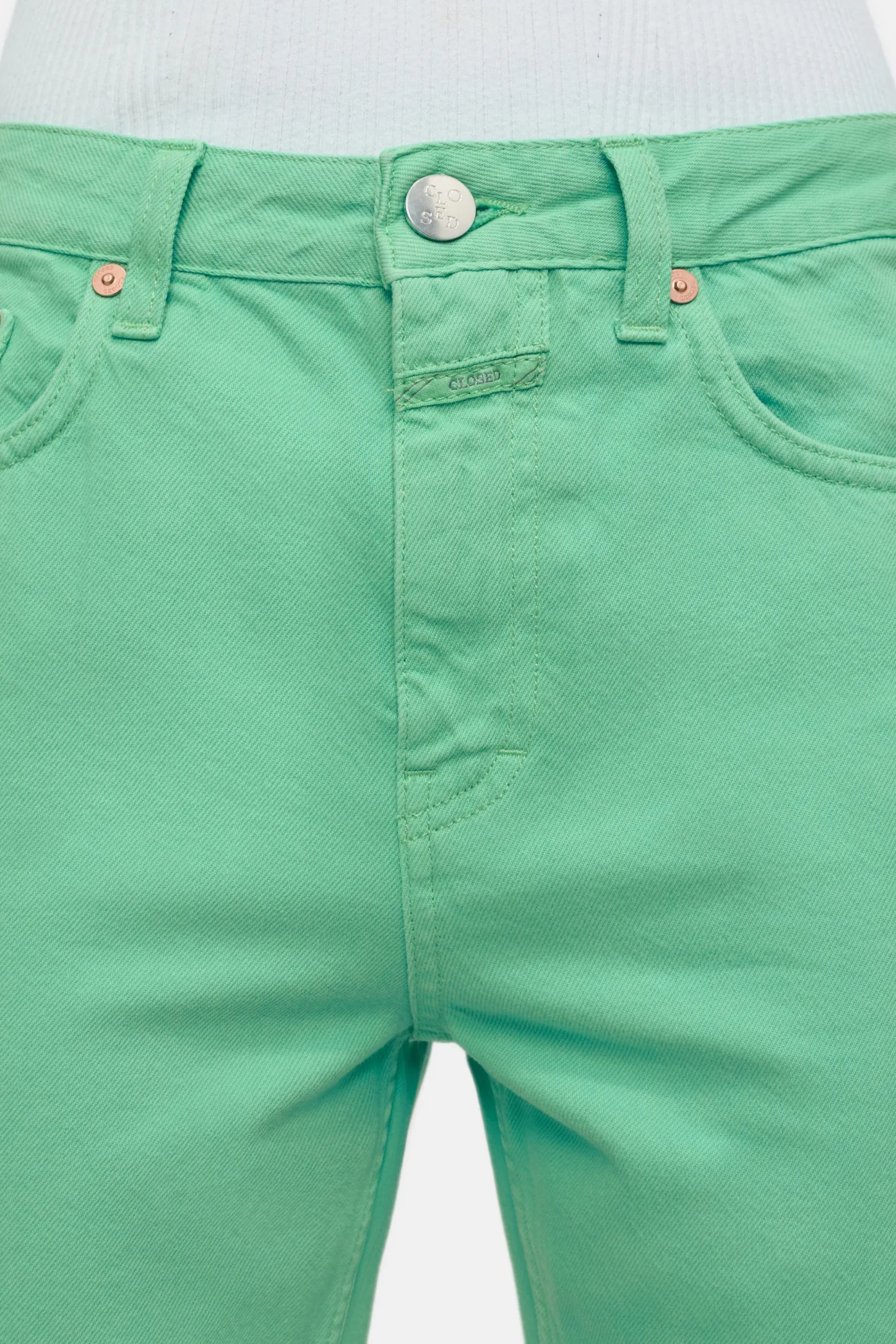 CLOSED Dun>Slim Jeans - Stijlnaam Roan Groene Schop