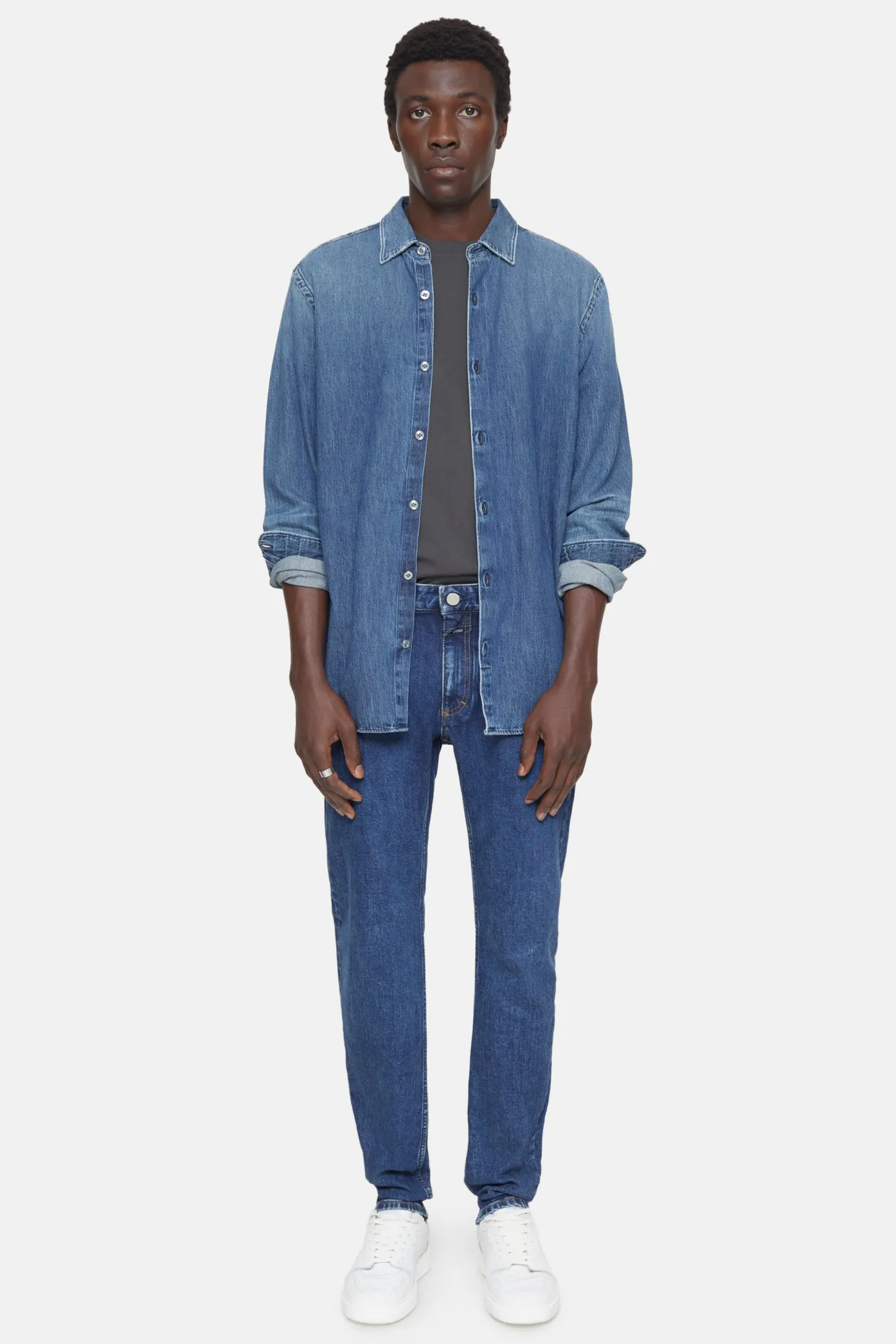 CLOSED Dun>Slim Jeans - Stijlnaam Unity Slim Midden Blauw