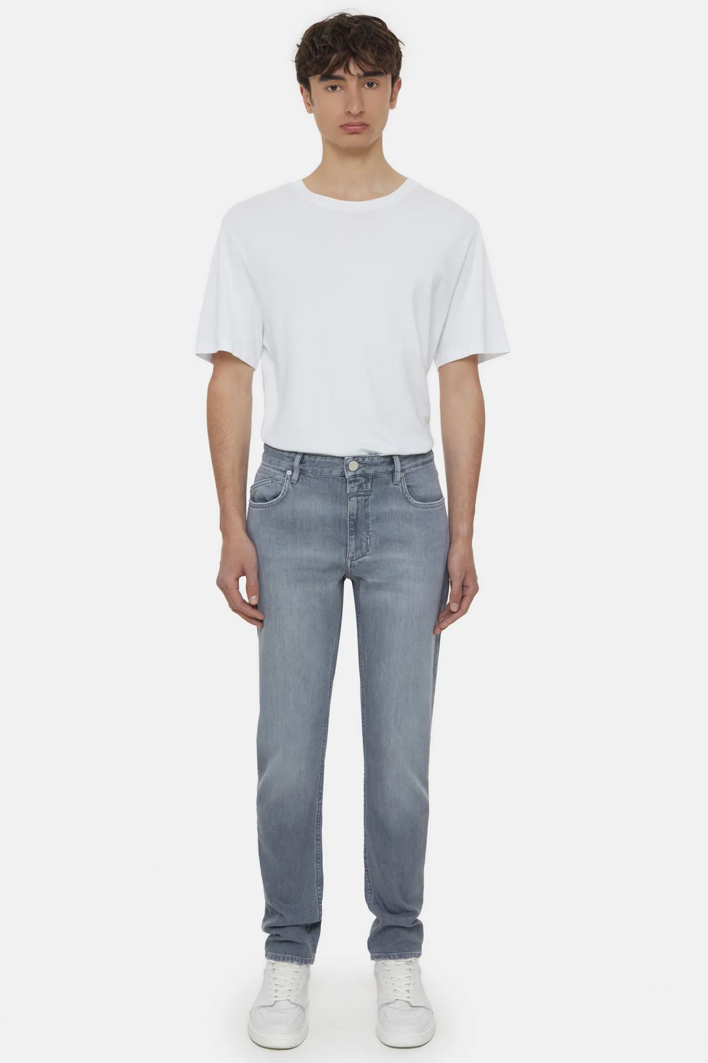 CLOSED 5-Pocketsjeans>Slim Jeans - Stijlnaam Unity Slim Lichtgrijs
