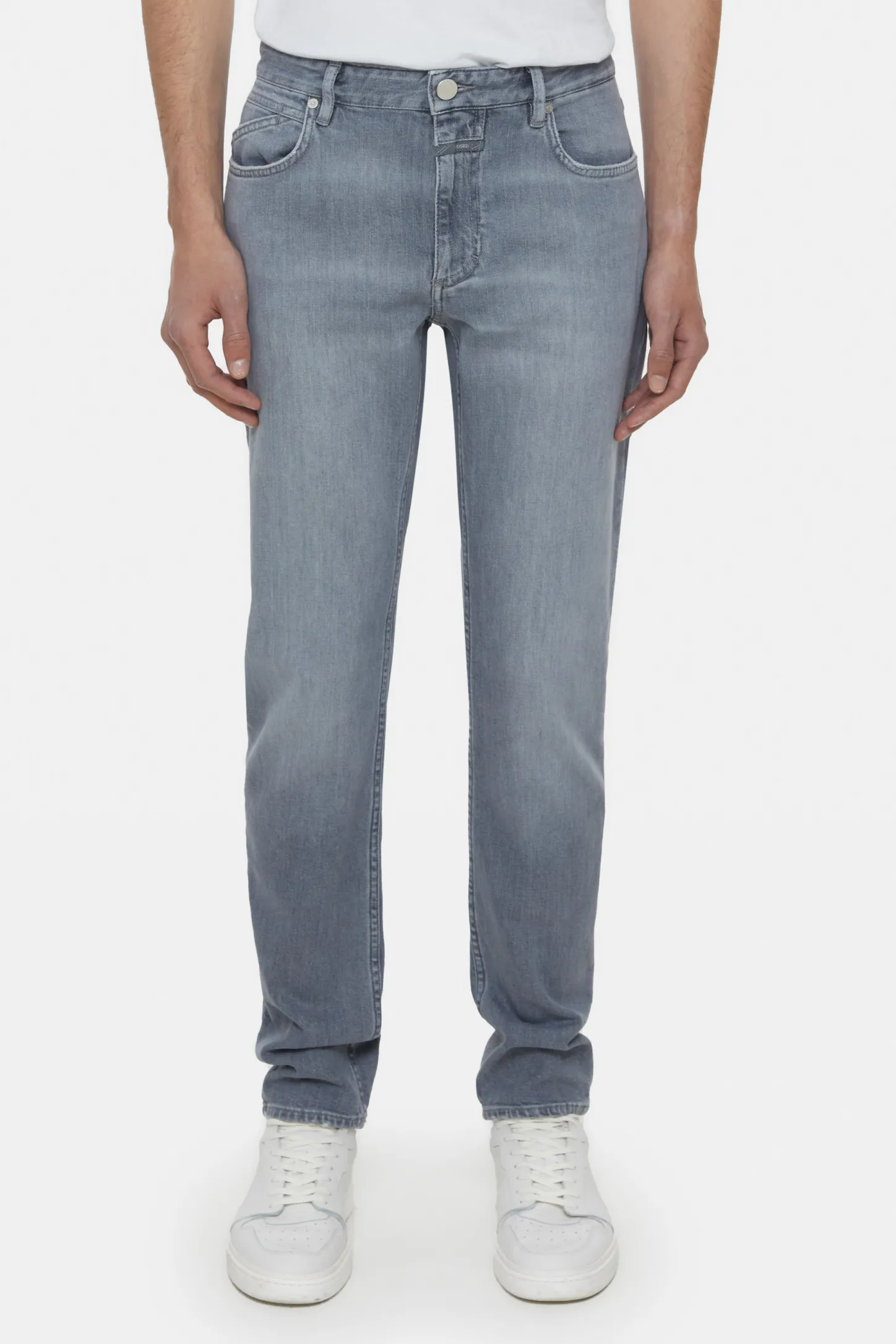 CLOSED 5-Pocketsjeans>Slim Jeans - Stijlnaam Unity Slim Lichtgrijs
