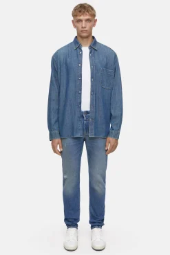 CLOSED Blauwe Spijkerbroek>Slim Jeans - Stijlnaam Unity Slim Midden Blauw
