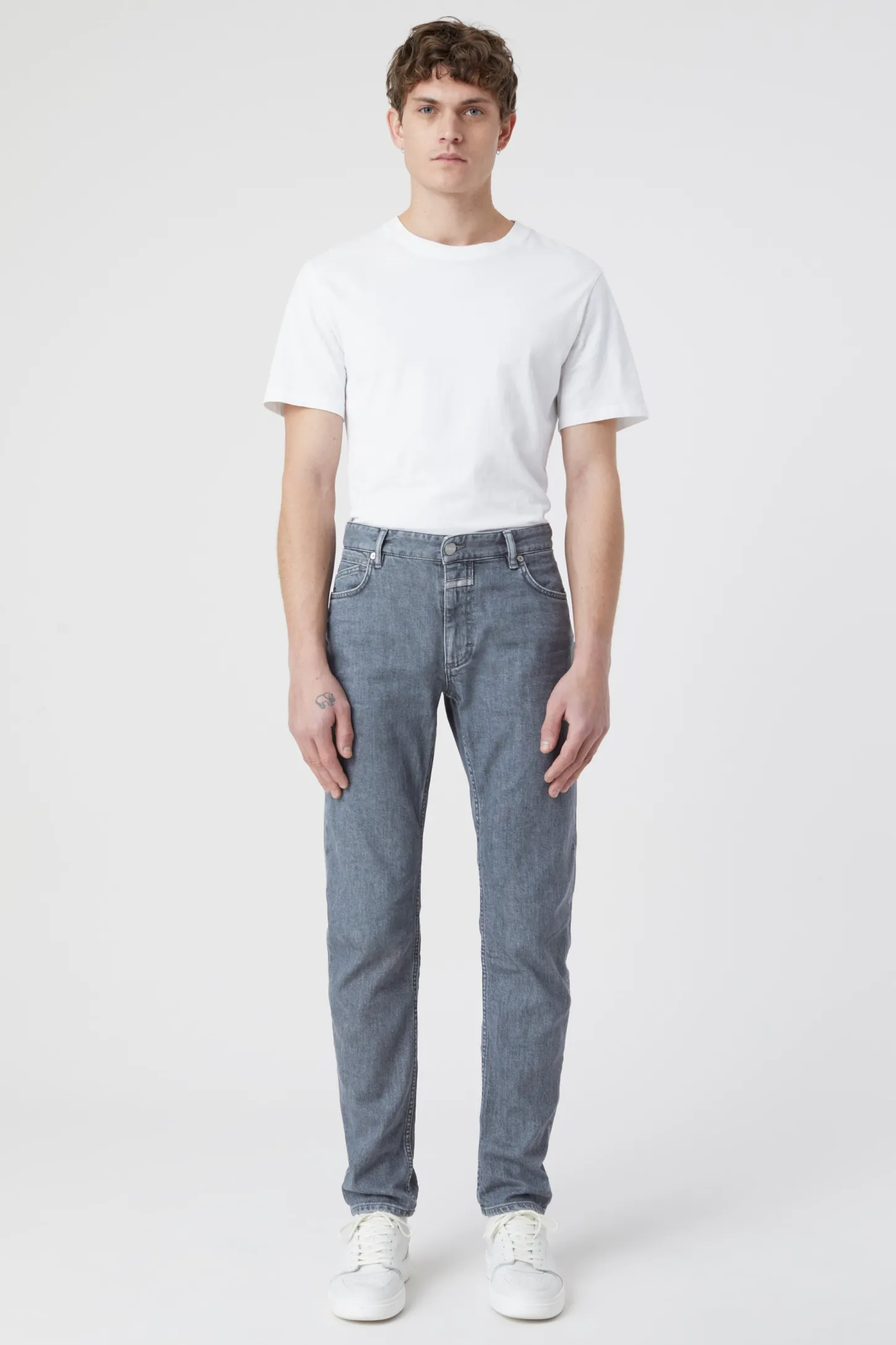 CLOSED Grijze Spijkerbroek>Slim Jeans - Stijlnaam Unity Slim Midden Grijs