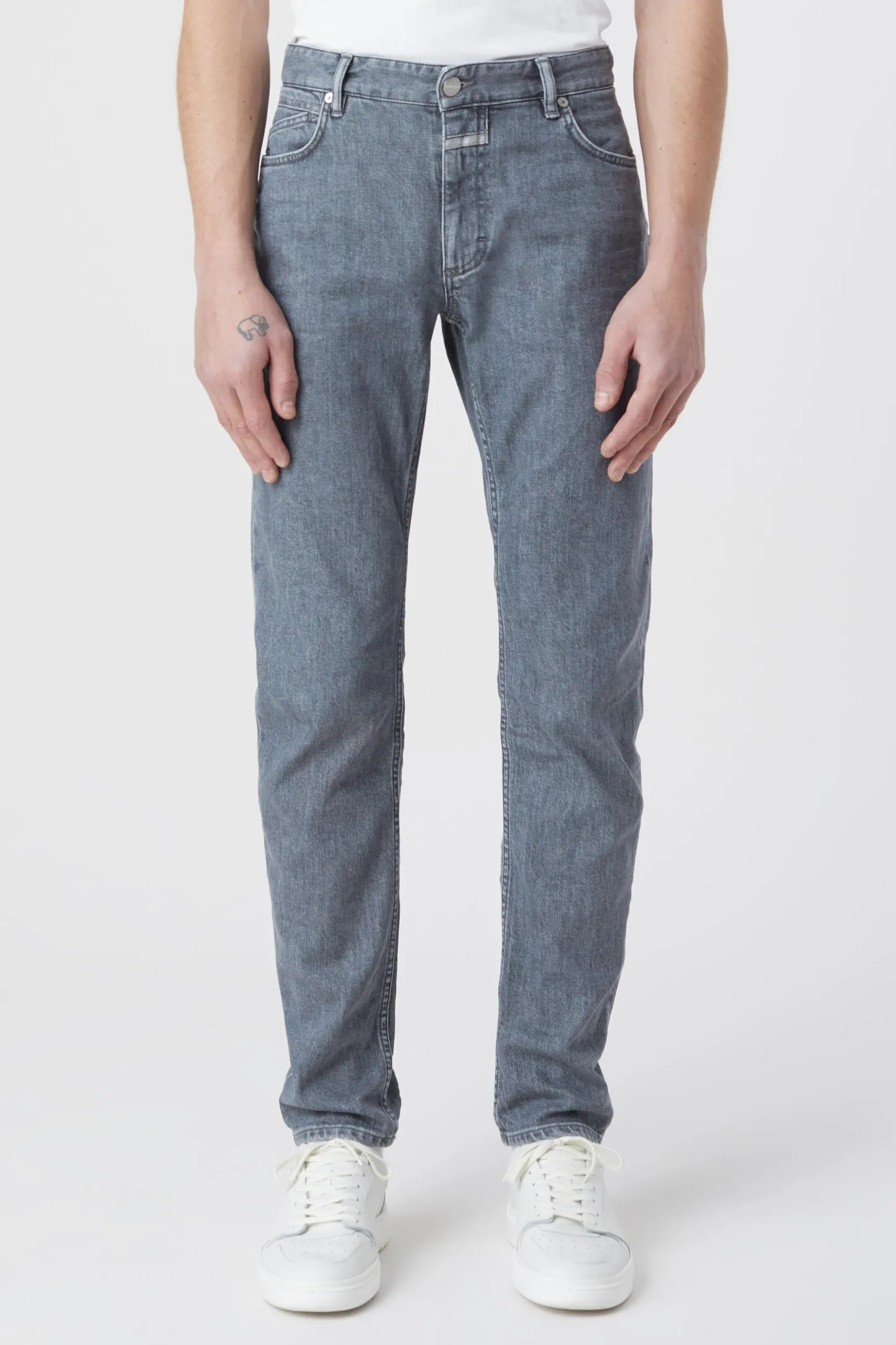 CLOSED Grijze Spijkerbroek>Slim Jeans - Stijlnaam Unity Slim Midden Grijs