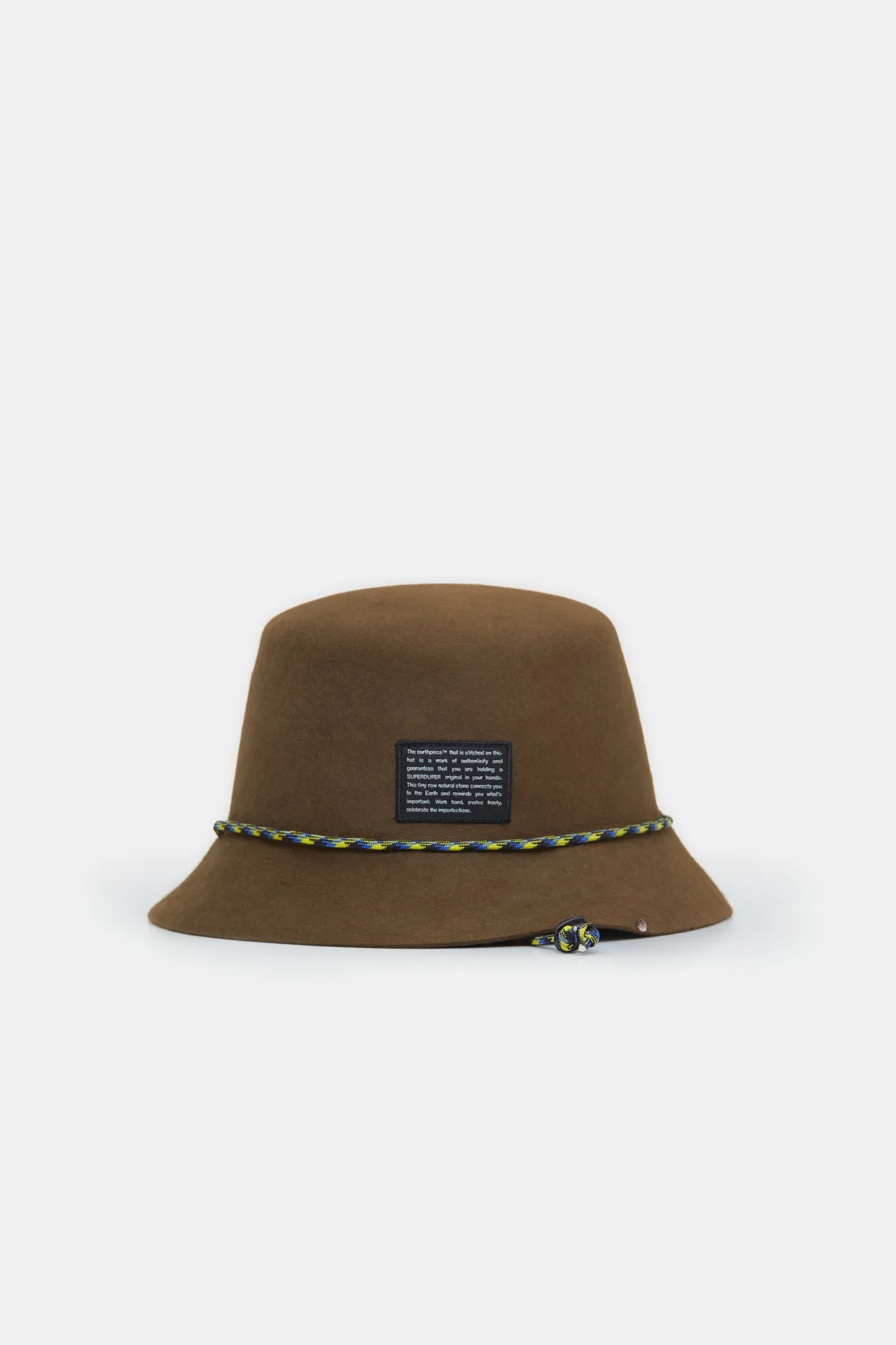 CLOSED Accessoires>Superduper Vilten Hoed Tabak