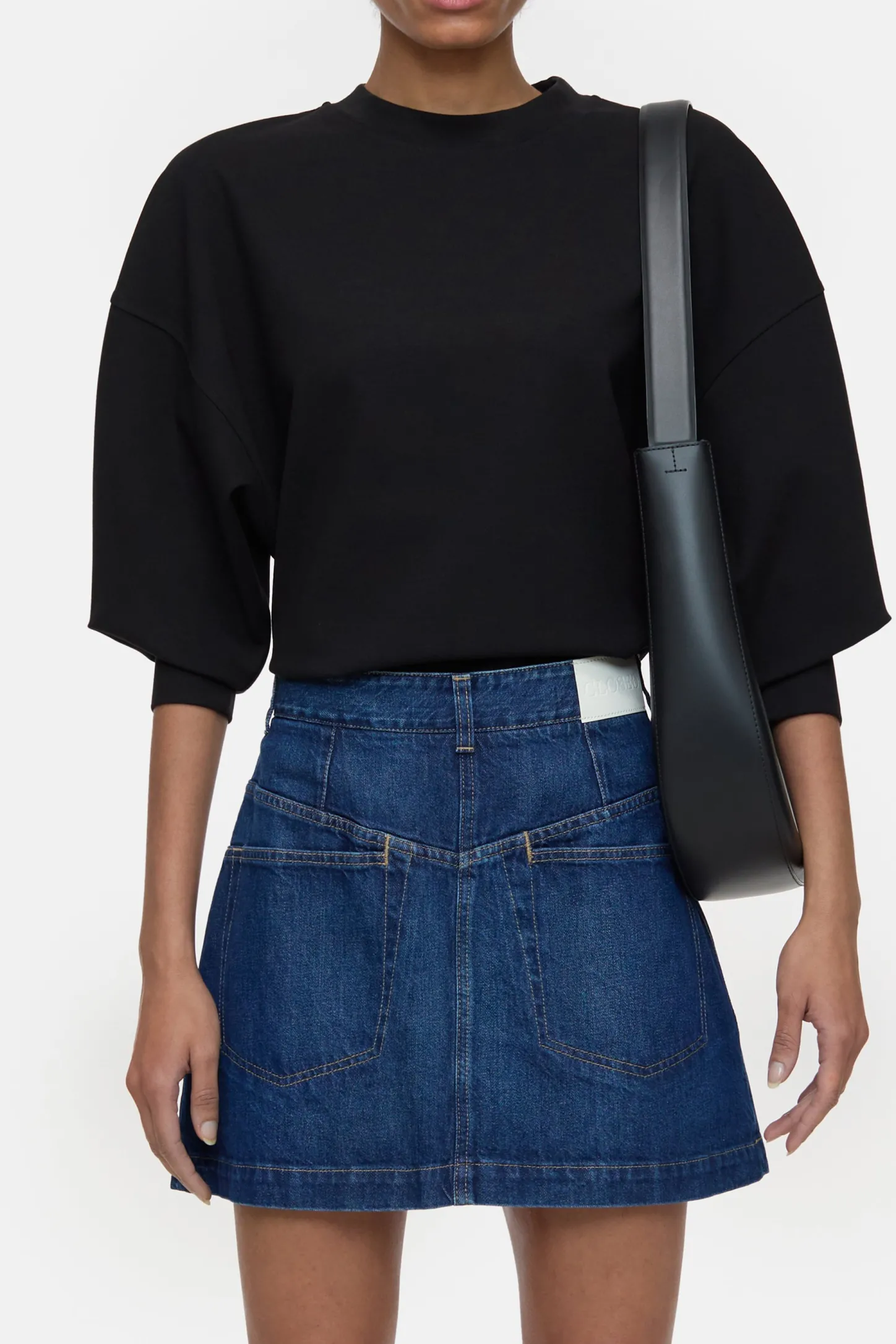 CLOSED Sweatshirts>Sweatshirt Zwart