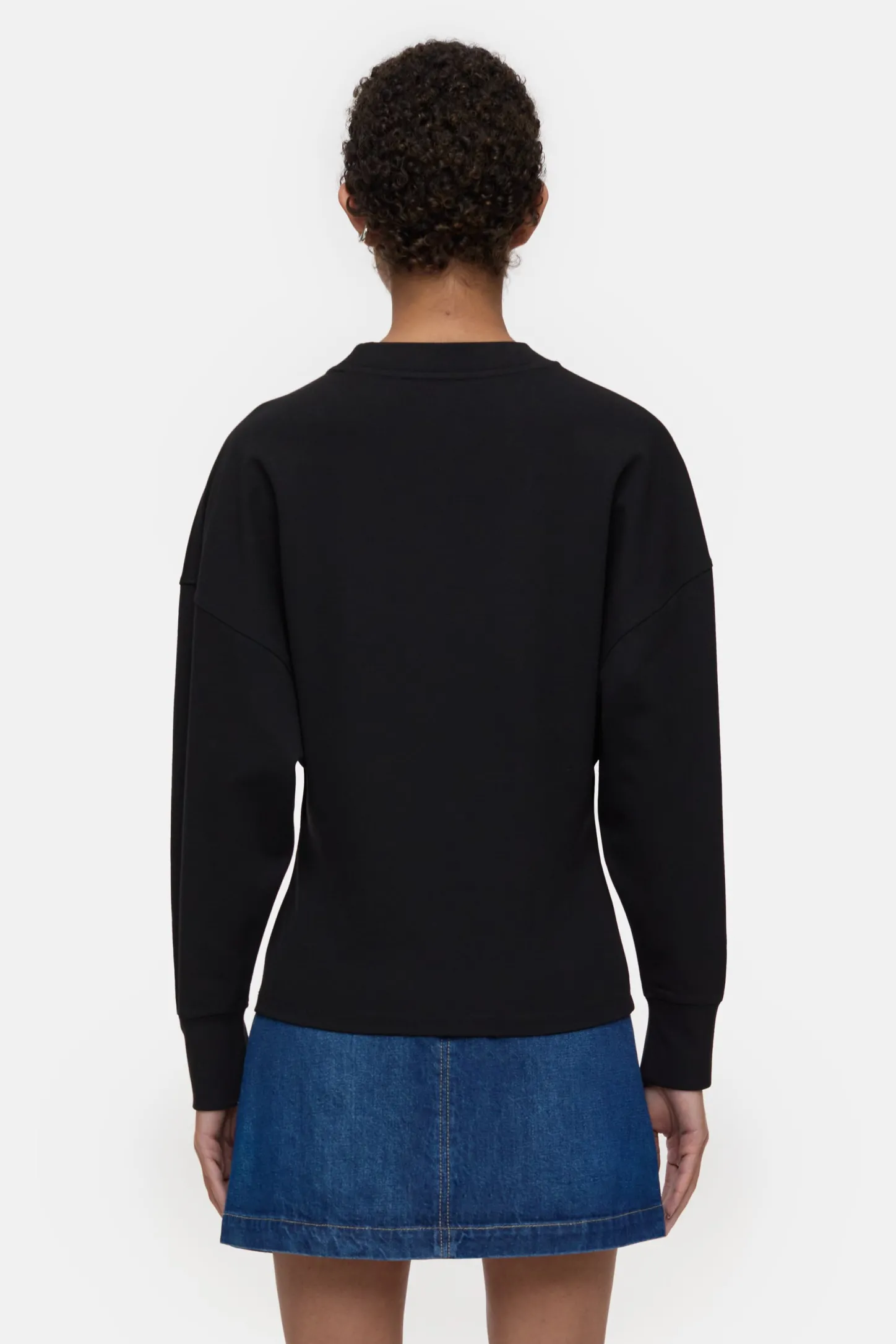 CLOSED Sweatshirts>Sweatshirt Zwart