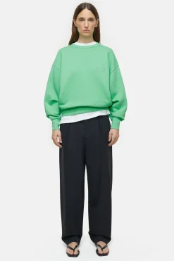CLOSED Sweatshirts>Sweatshirt Met Logo Groene Schop