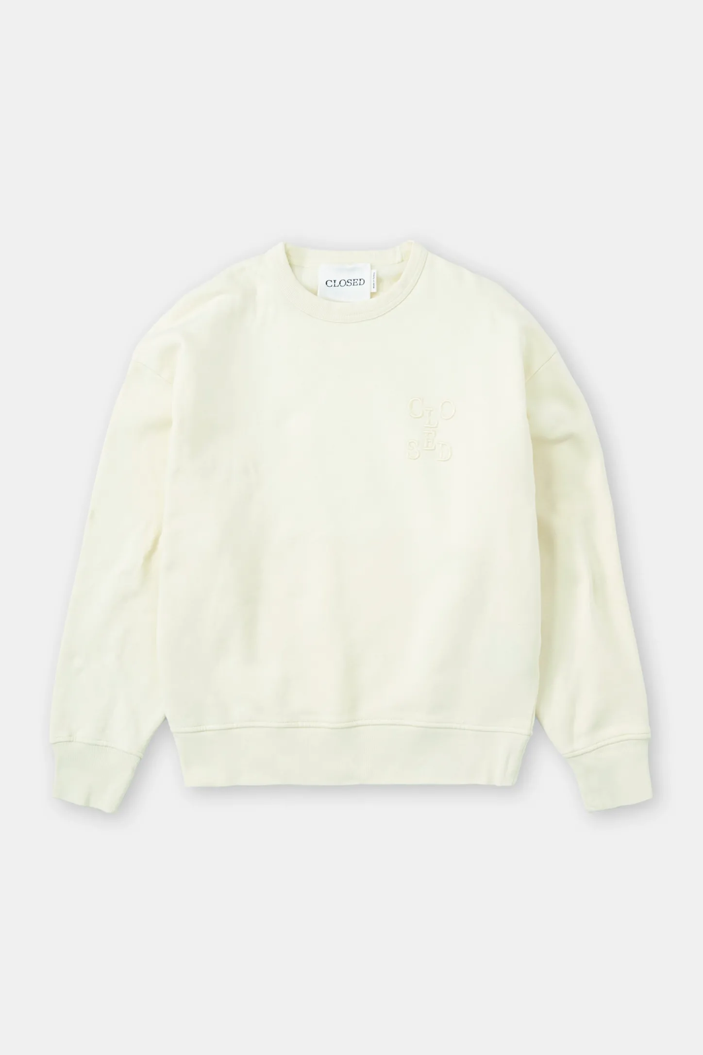 CLOSED Sweatshirts>Sweatshirt Met Logo Vanille