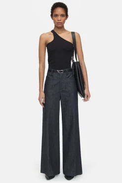 CLOSED T-Shirts>Top Met Een Schouder Zwart