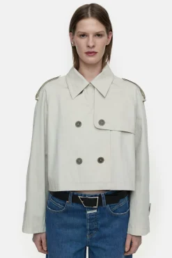 CLOSED Jassen En Jassen>Trenchcoat Kalksteen