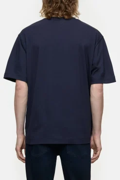 CLOSED T-Shirts>T-Shirt Met Logo Donkere Nacht