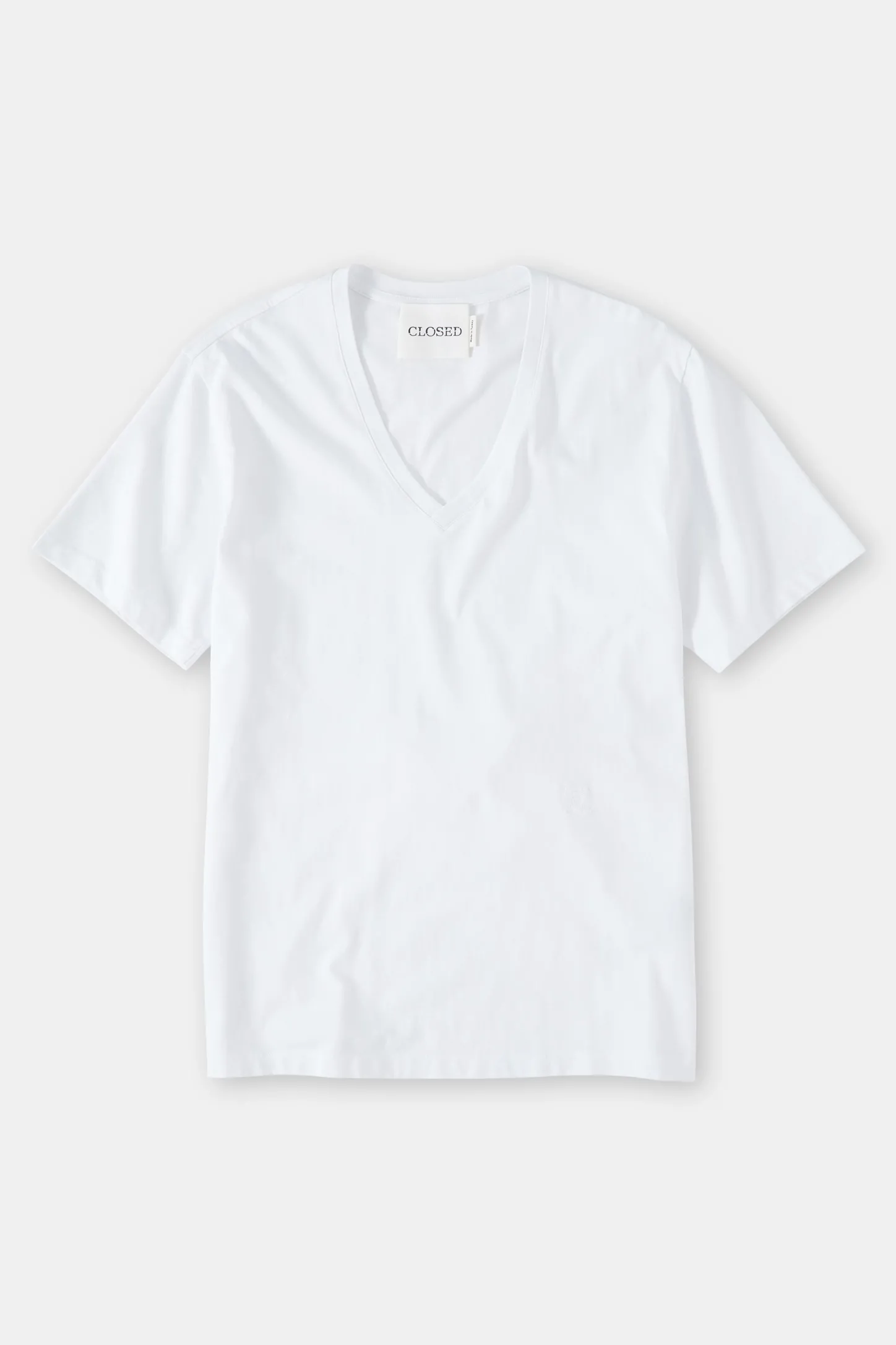 CLOSED T-Shirts>T-Shirt Met V-Hals Verstand