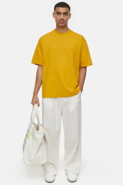 CLOSED T-Shirts>T-Shirt Van Biologisch Katoen Lichtgevend Oranje