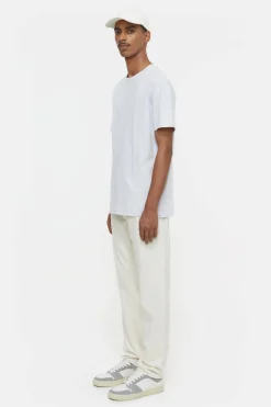 CLOSED T-Shirts>T-Shirt Van Biologisch Katoen Mist Grijs