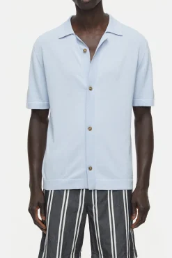 CLOSED Breisels>Vest In Polostijl Horizonblauw