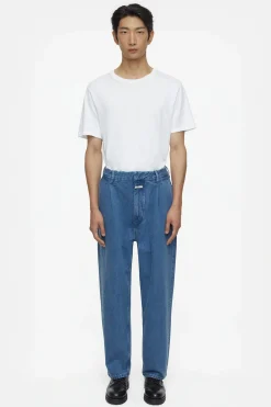 CLOSED 5-Pocketsjeans>Wijde Broek - Stijlnaam Blomberg Wijd Midden Blauw