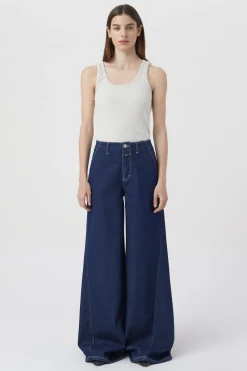 CLOSED Ras>Wijde Jeans - Stijlnaam Avan Donkerblauw
