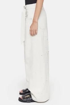 CLOSED Lange Denim>Wijde Jeans - Stijlnaam Baggy-X Creme