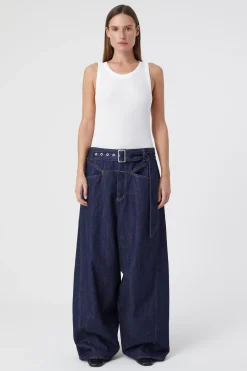 CLOSED Ras>Wijde Jeans - Stijlnaam Baggy-X Donkerblauw