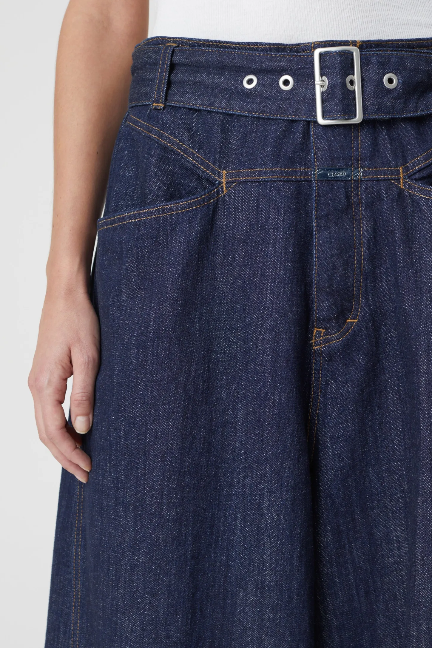 CLOSED Ras>Wijde Jeans - Stijlnaam Baggy-X Donkerblauw