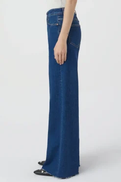 CLOSED Ras>Wijde Jeans - Stijlnaam Glow-Up Donkerblauw