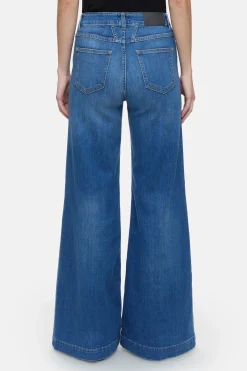 CLOSED Ras>Wijde Jeans - Stijlnaam Glow-Up Donkerblauw