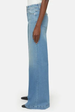 CLOSED Ras>Wijde Jeans - Stijlnaam Glow-Up Midden Blauw