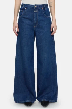 CLOSED Jeans>Wijde Jeans - Stijlnaam Morus Donkerblauw