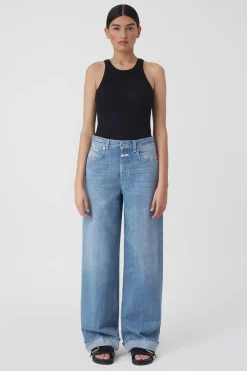 CLOSED Ras>Wijde Jeans - Stijlnaam Nikka Midden Blauw