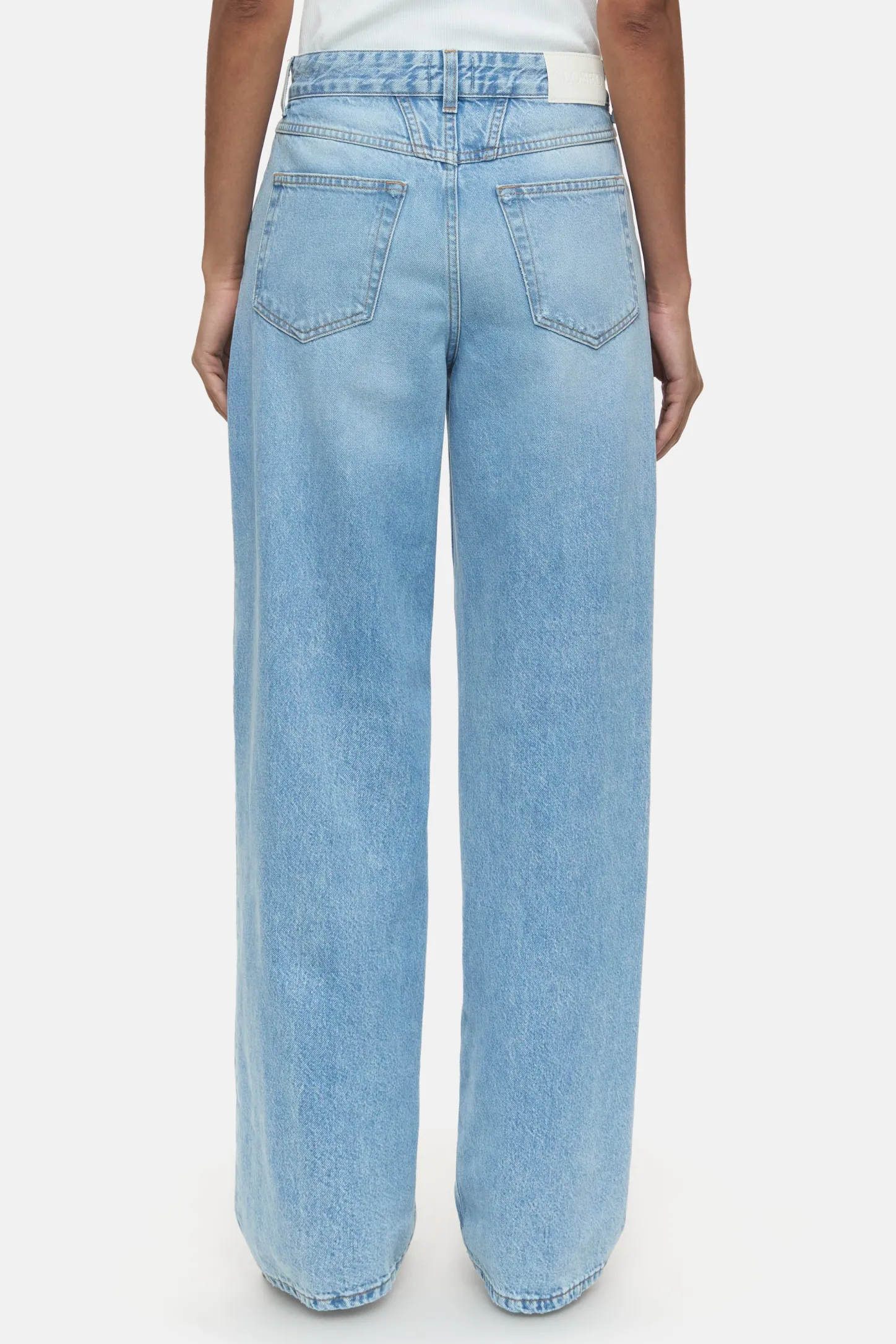 CLOSED Lange Denim>Wijde Jeans - Stijlnaam Nikka Lichtblauw