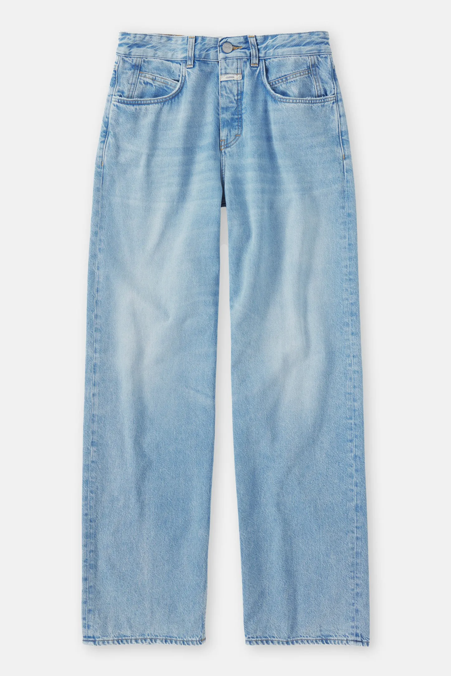 CLOSED Lange Denim>Wijde Jeans - Stijlnaam Nikka Lichtblauw