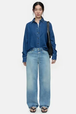 CLOSED Ras>Wijde Jeans - Stijlnaam Nikka Midden Blauw