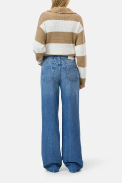 CLOSED Lange Denim>Wijde Jeans - Stijlnaam Nikka Midden Blauw