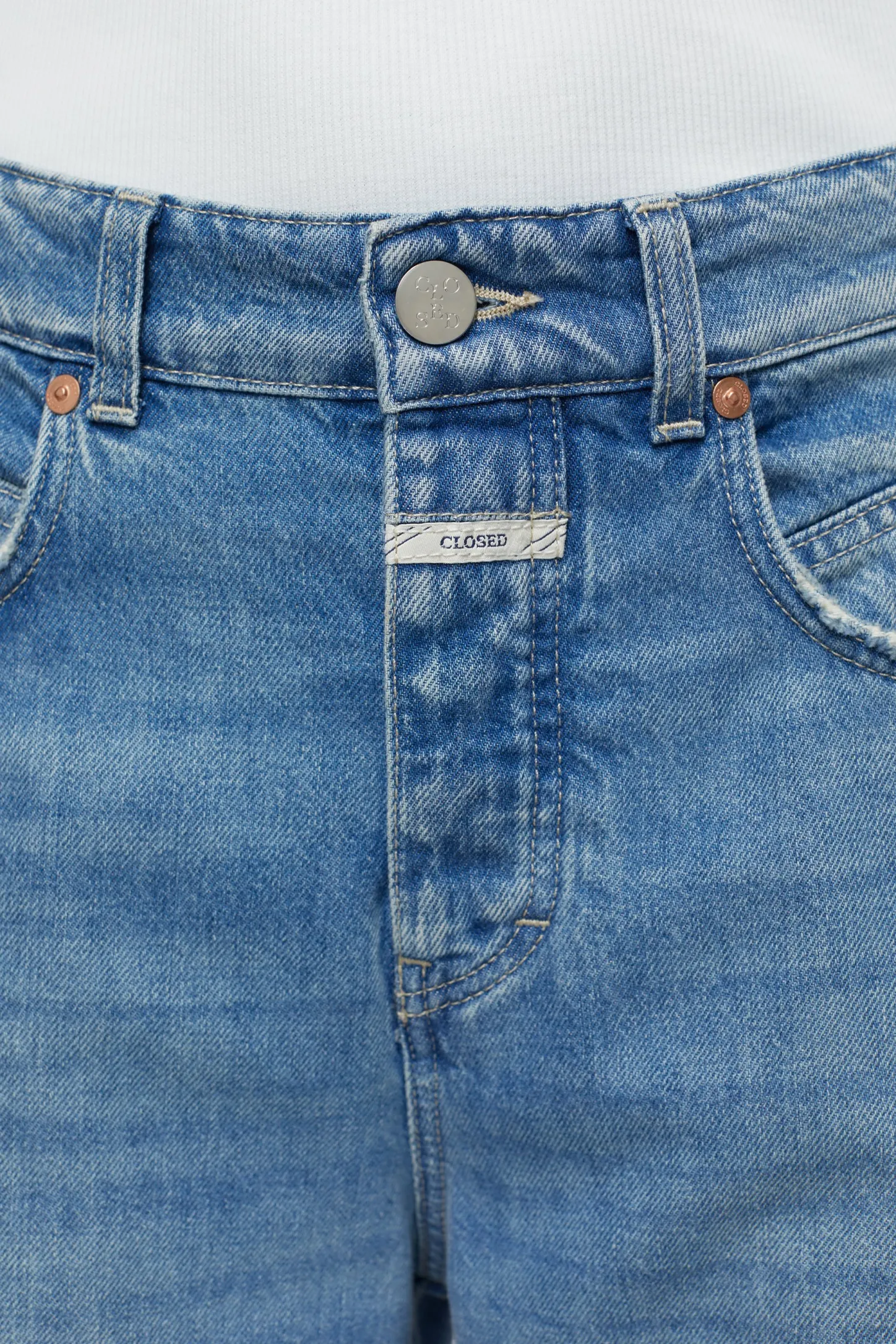 CLOSED Jeans>Wijde Jeans - Stijlnaam Nikka Midden Blauw