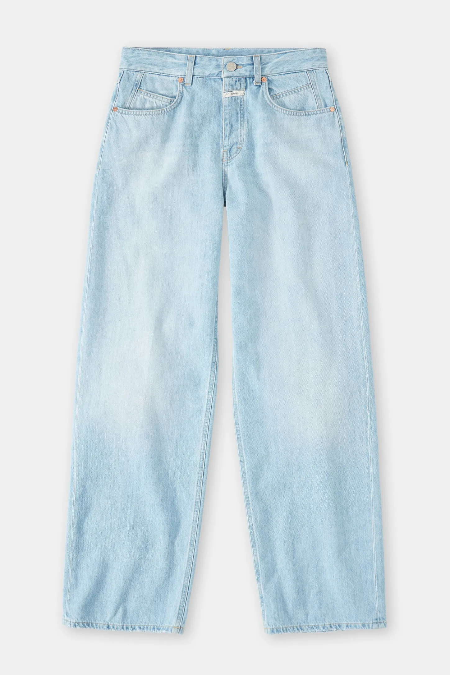 CLOSED Lange Denim>Wijde Jeans - Stijlnaam Nikka Lichtblauw