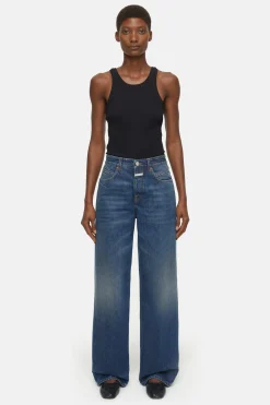 CLOSED Ras>Wijde Jeans - Stijlnaam Nikka Midden Blauw
