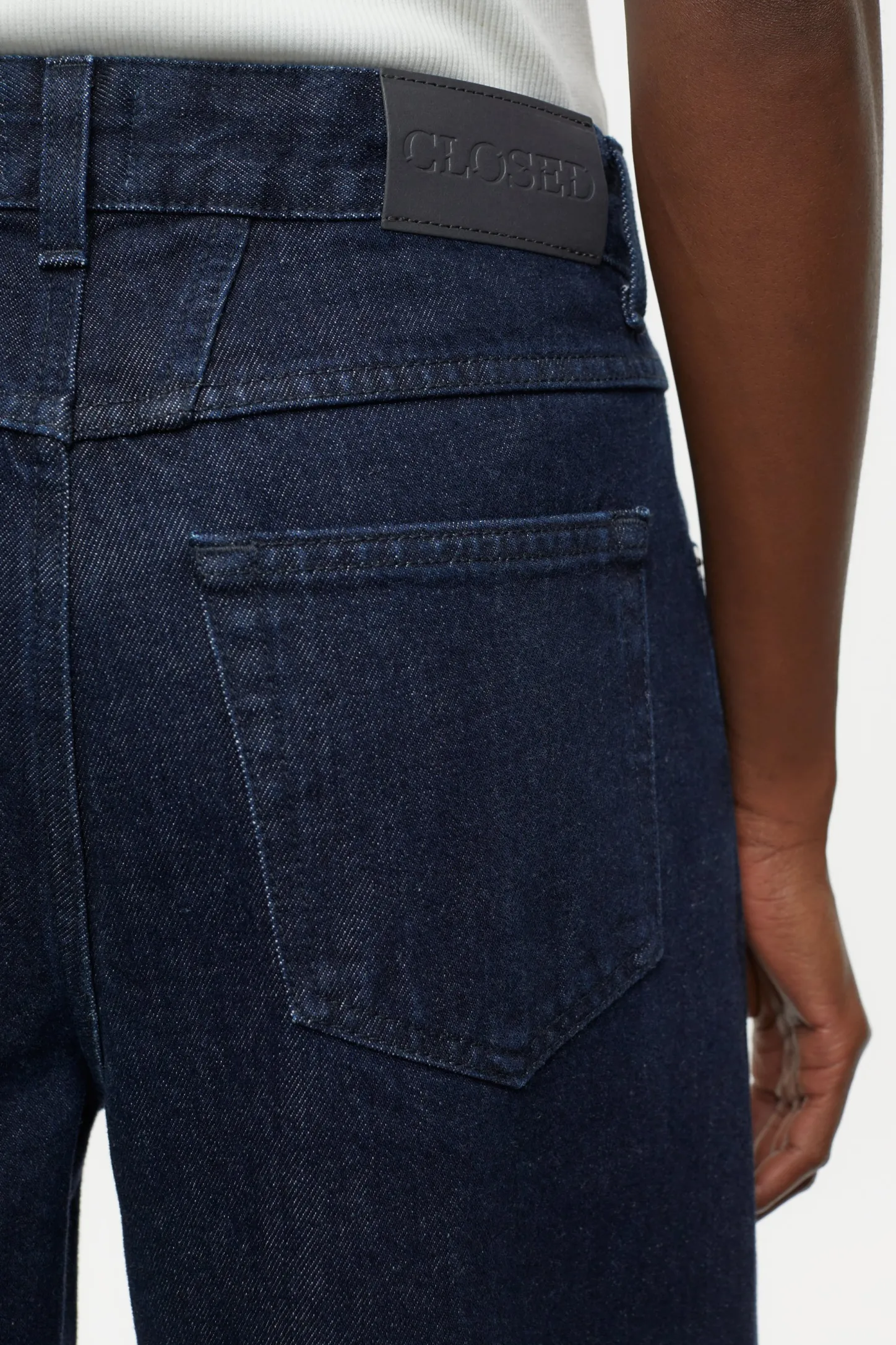 CLOSED Lange Denim>Wijde Jeans - Stijlnaam Nikka Donkerblauw
