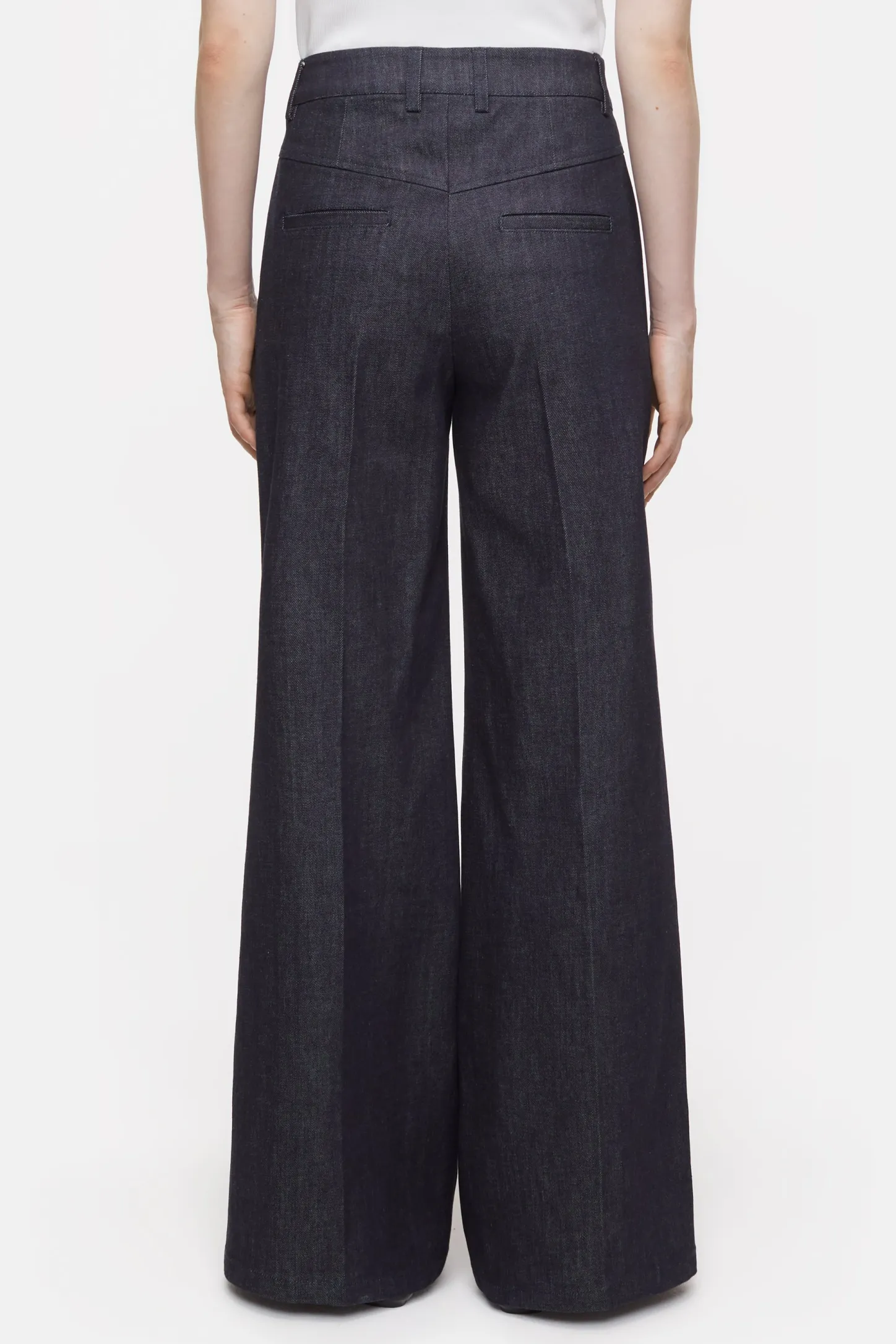 CLOSED Lange Denim>Wijde Jeans - Stijlnaam Veola Donkerblauw