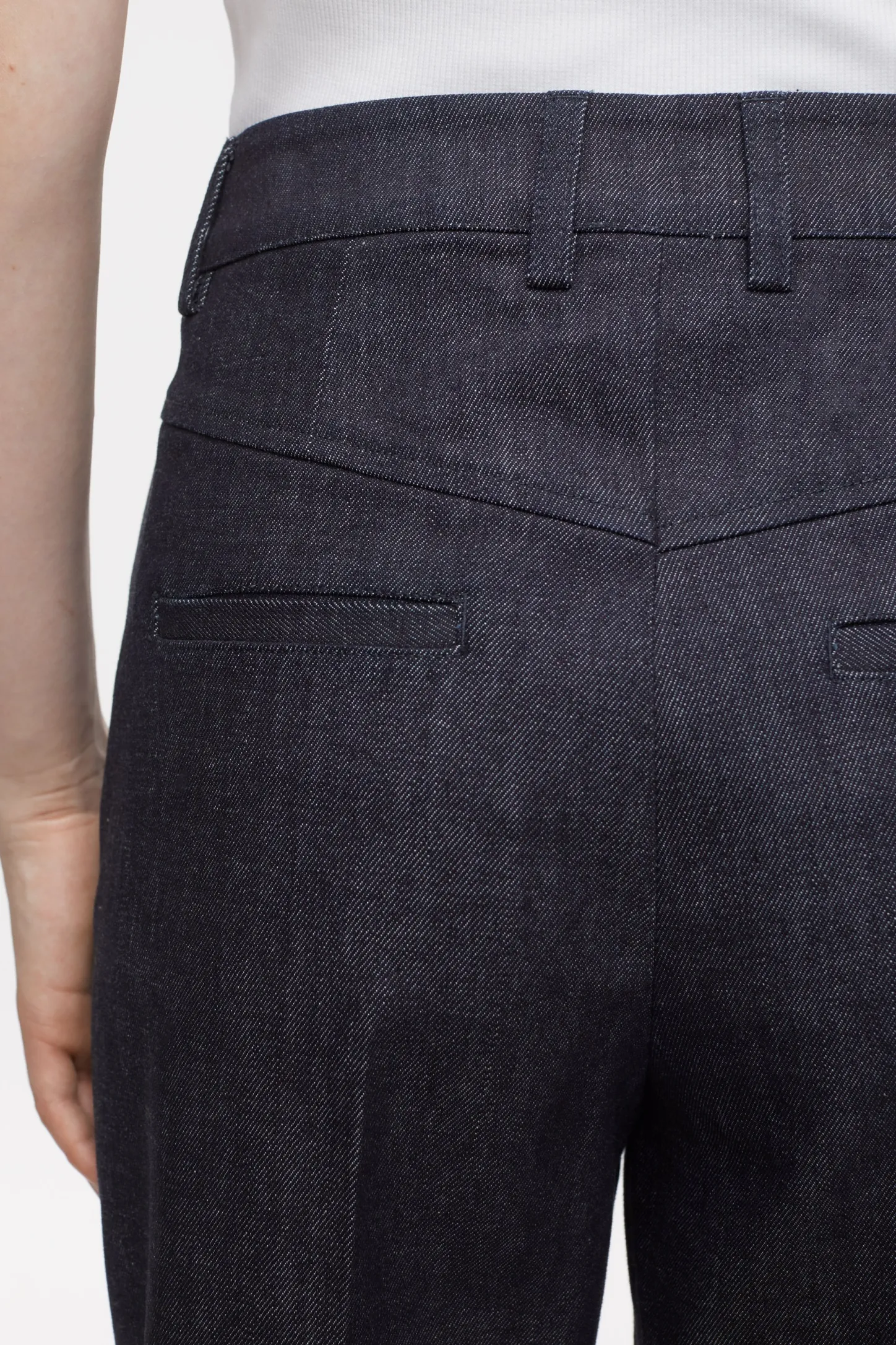 CLOSED Lange Denim>Wijde Jeans - Stijlnaam Veola Donkerblauw