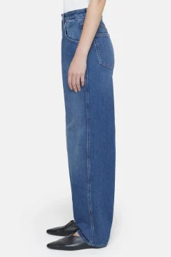 CLOSED Ontspannend>Wijde Jeans - Stijlnaam Wellington Donkerblauw