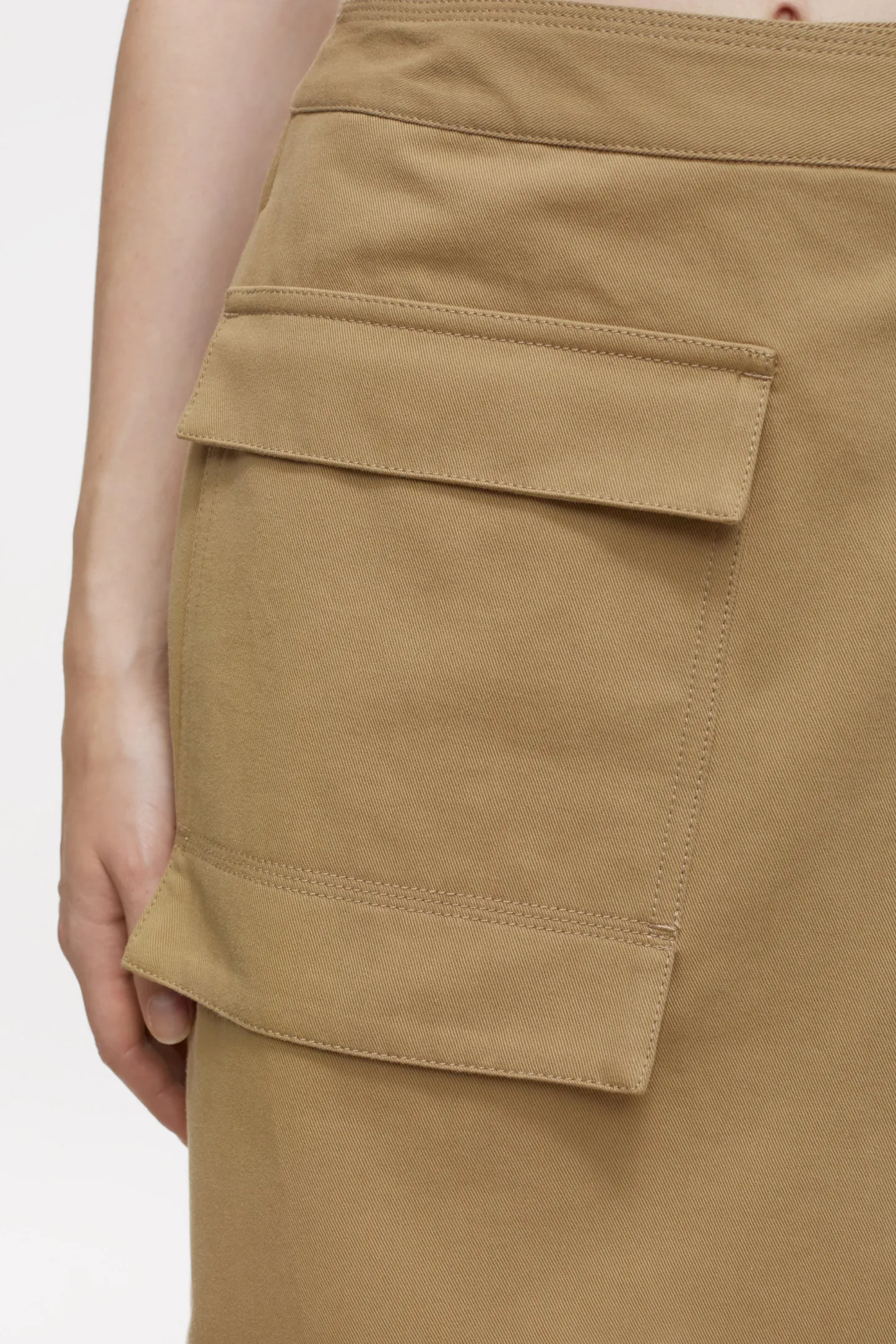CLOSED Rokken>Wikkel Rok Taupebeige
